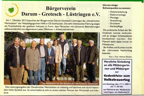 Bürgerverein Darum - Gretesch - Lüstringen